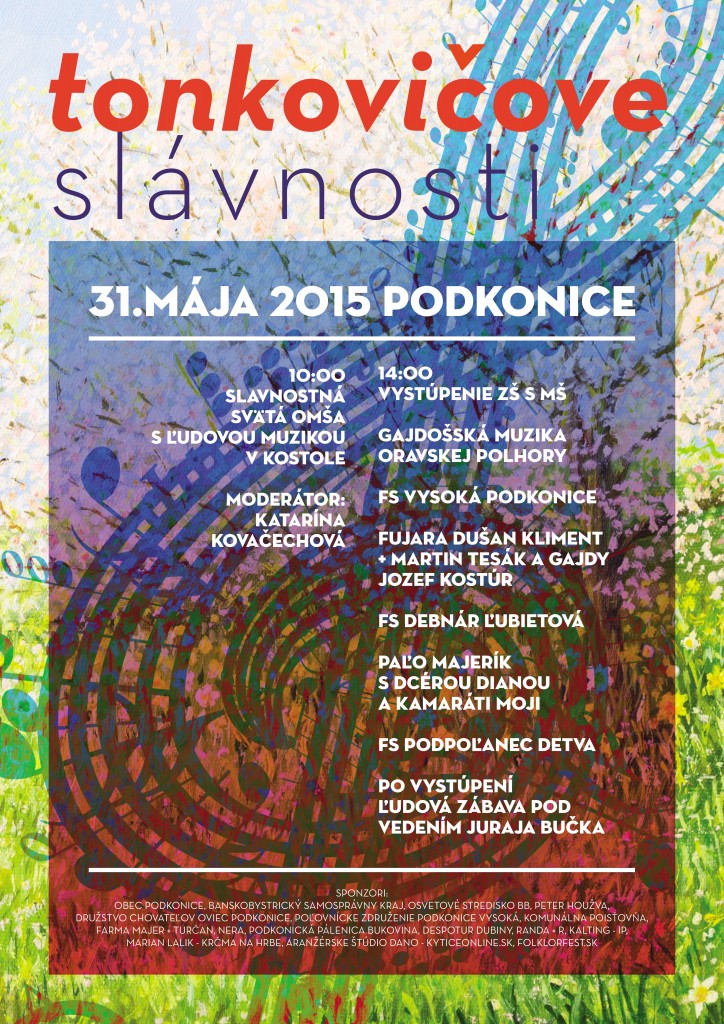 Tonkovičove slávnosti 2015