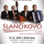 Slančíkovci Podkonice pozvánka na koncert